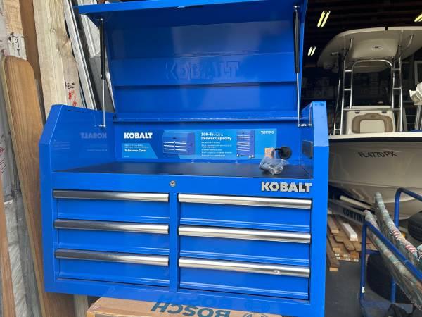 New six drawer, Kobalt tool chest $250..jpg