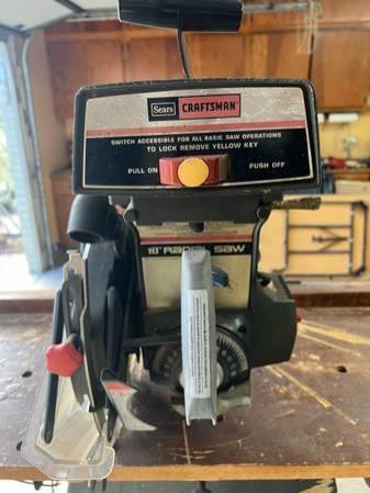 Craftsman Radial Saw 10 inch with  router and workman table.jpg