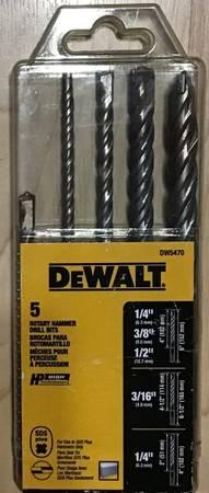 ????DeWalt 5 Rotary Hammer Drill Bits.jpg