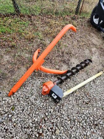 Tractor Post Hole Digger with Auger Bit.jpg