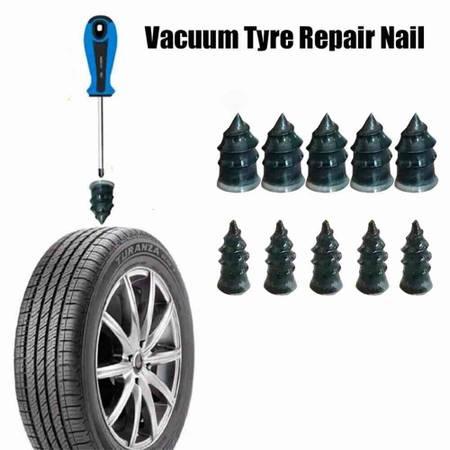 10 Car Vacuum Tire Rubber Repair Nail Set Tubeless Truck Scooter Bikes.jpg