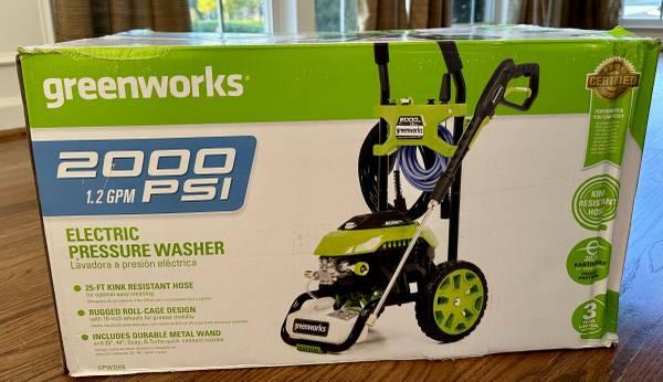 New Greenworks - Electric Pressure Washer up to 2000 PSI 1.3 GPM.jpg