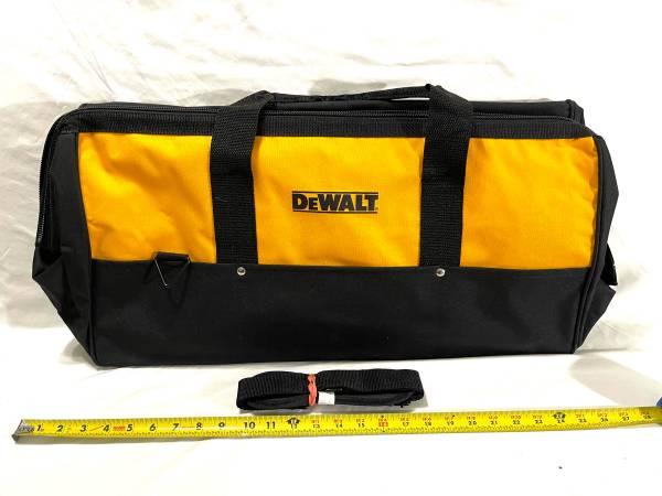Brand new Dewalt seven tool capacity tool bag with shoulder strap.jpg