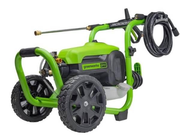 Greenworks electric pressure washer 3,000psi for parts or repair.jpg